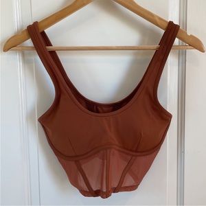 Alo Yoga Mesh Corset Tank